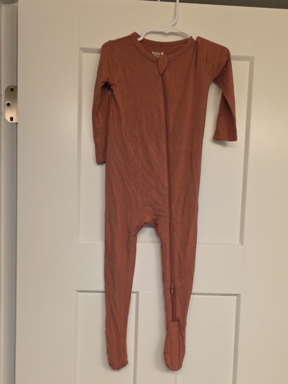 Kyte BABY Dusty Rose Long Sleeve Footed One-Piece